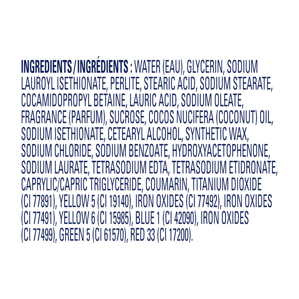 Dove packaging emphasizes recycled materials and reduced virgin plastic in use.