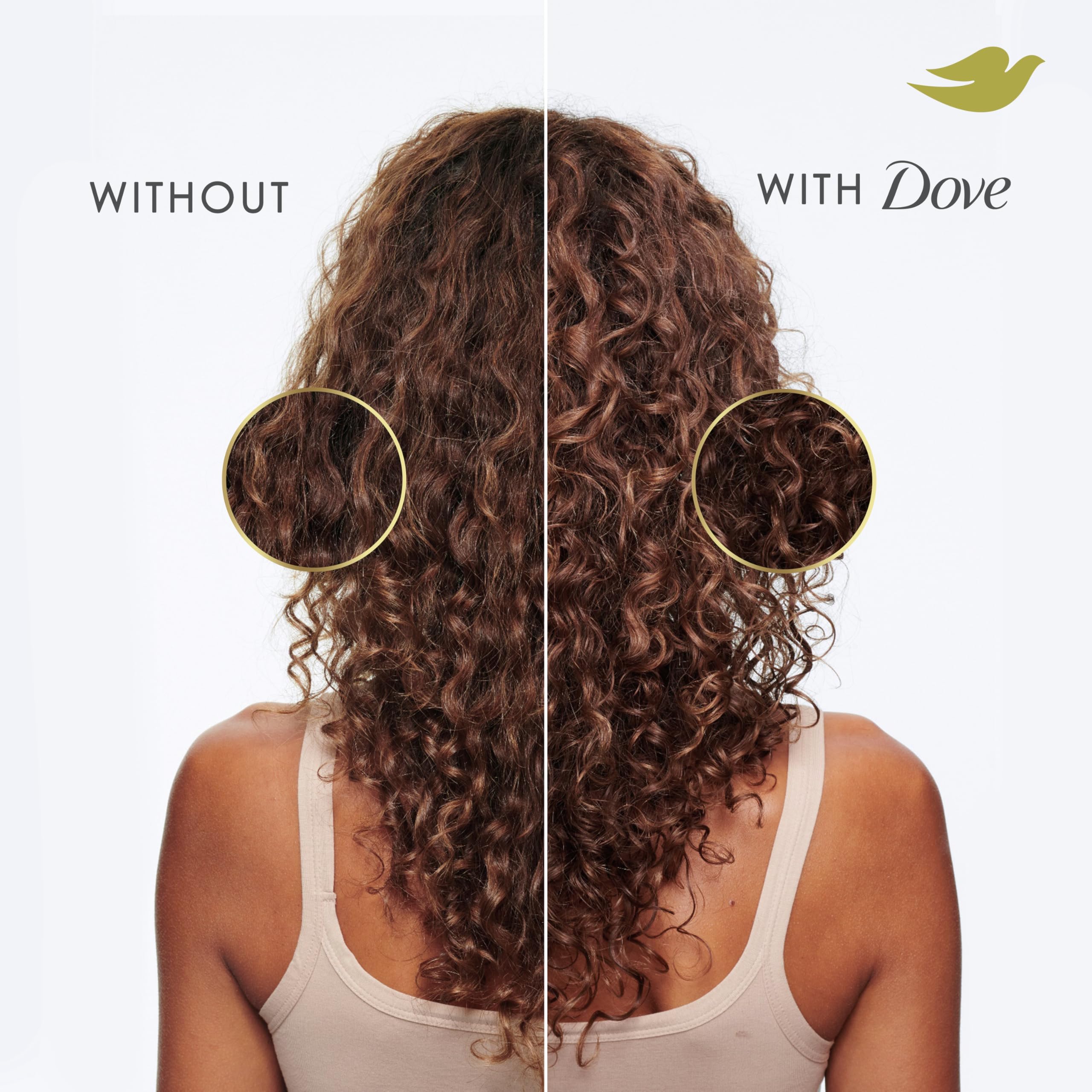 Dove system shampoo and conditioner pack on shelf