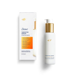 Dove Targeted Serum Concentrate bottle for targeted body use, supporting smoother texture.