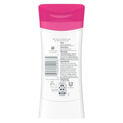 Close-up of Dove Teens Strawberry Sparkle Stick label reveals 2.6 oz size.