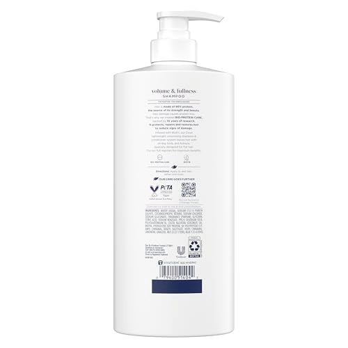 Dove Volume & Fullness lather on wet hair adds visible body.