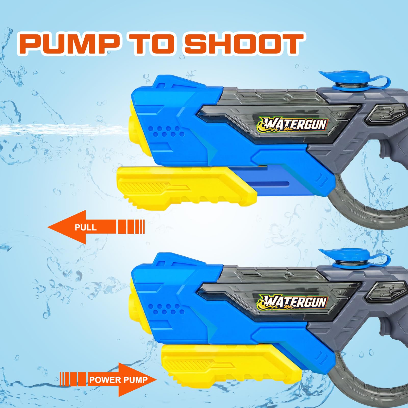 Doviden ergonomic grip makes pumping comfortable for kids and adults.
