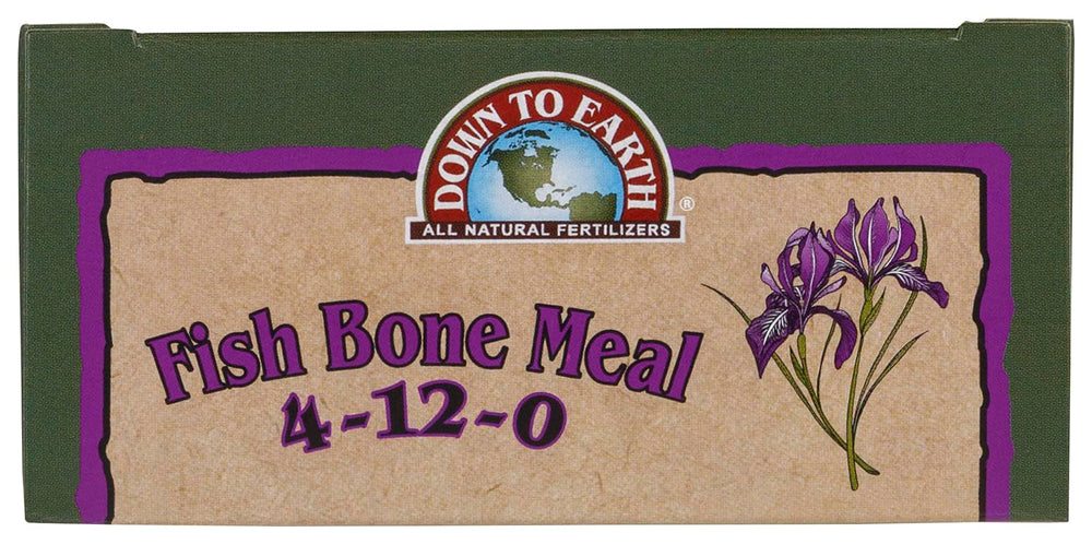 OMRI-listed Down To Earth Fish Bone Meal for organic farming