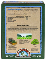 Down To Earth Garden Gypsum mini granules improve soil structure and root penetration.