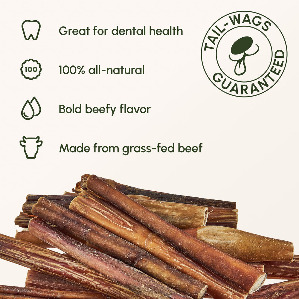 Downtown Pet Supply odor-free bully sticks reduce indoor scent while entertaining dogs