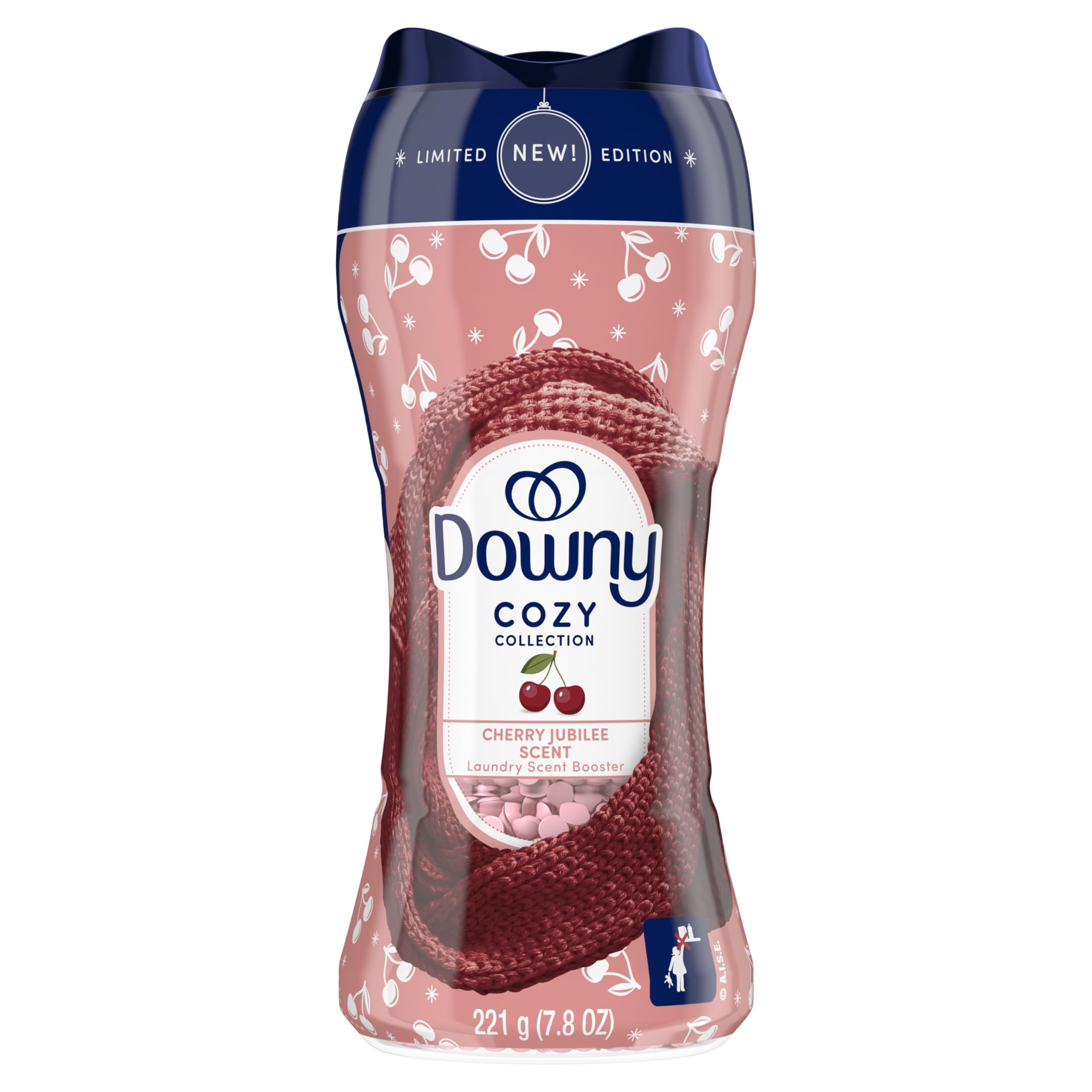 Downy Cherry Jubilee beads diffuse aroma through laundry cycles.