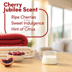Downy Cozy Collection Cherry Jubilee beads cap front view adding fragrance to every cycle.