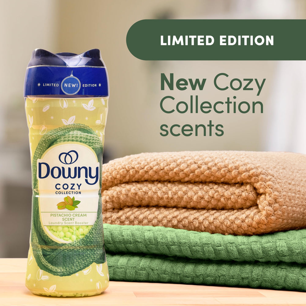 Downy Cozy Collection packaging front showing limited edition scent booster.