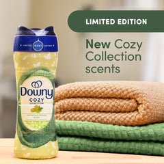 Downy Cozy Collection packaging front showing limited edition scent booster.