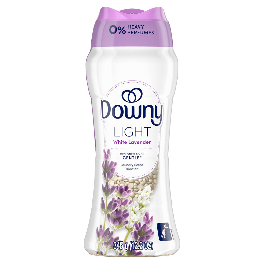 Downy Light Laundry Scent Beads bottle delivers subtle all-day freshness.
