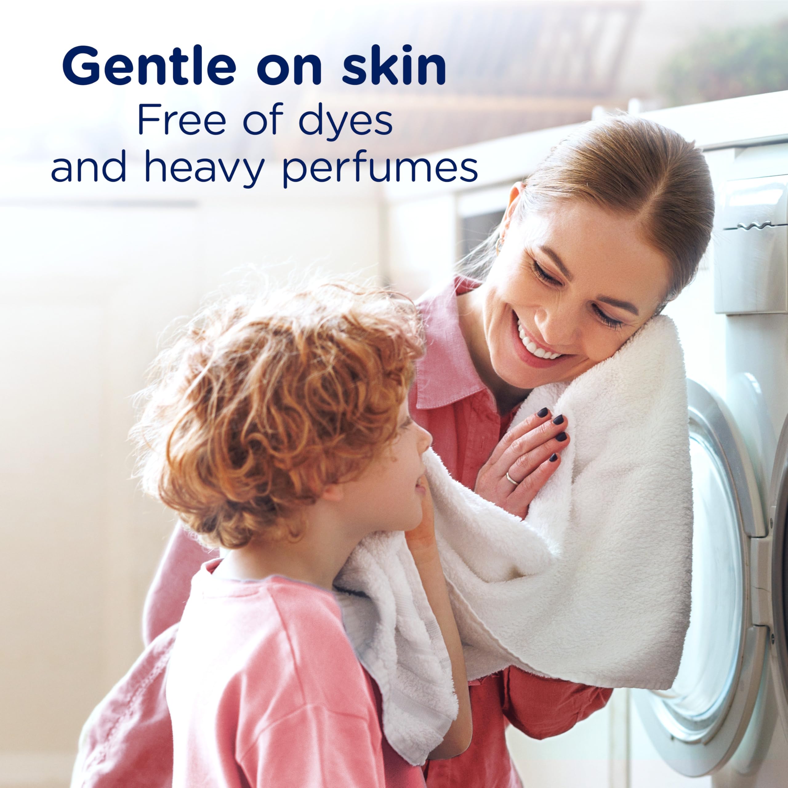 Downy Rinse all-fabrics-use demonstrates versatile laundry compatibility