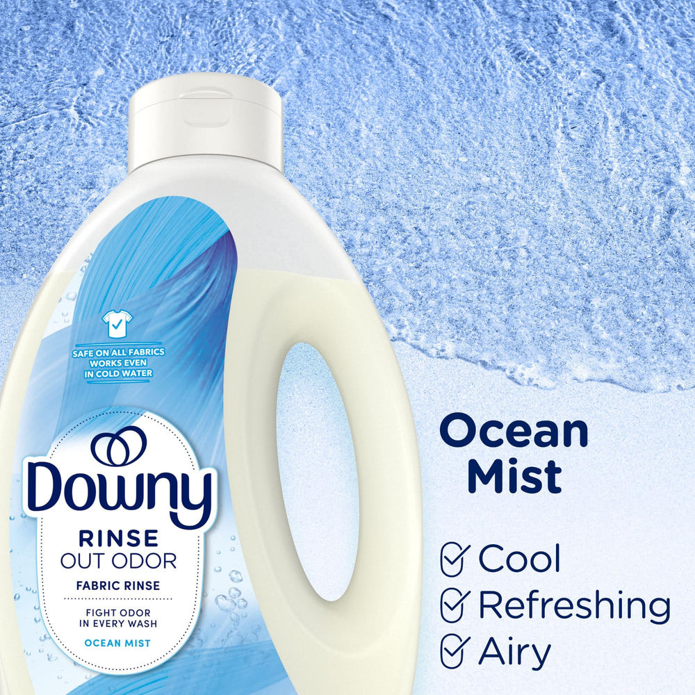 Downy Rinse fragrance-free design protects sensitive skin.