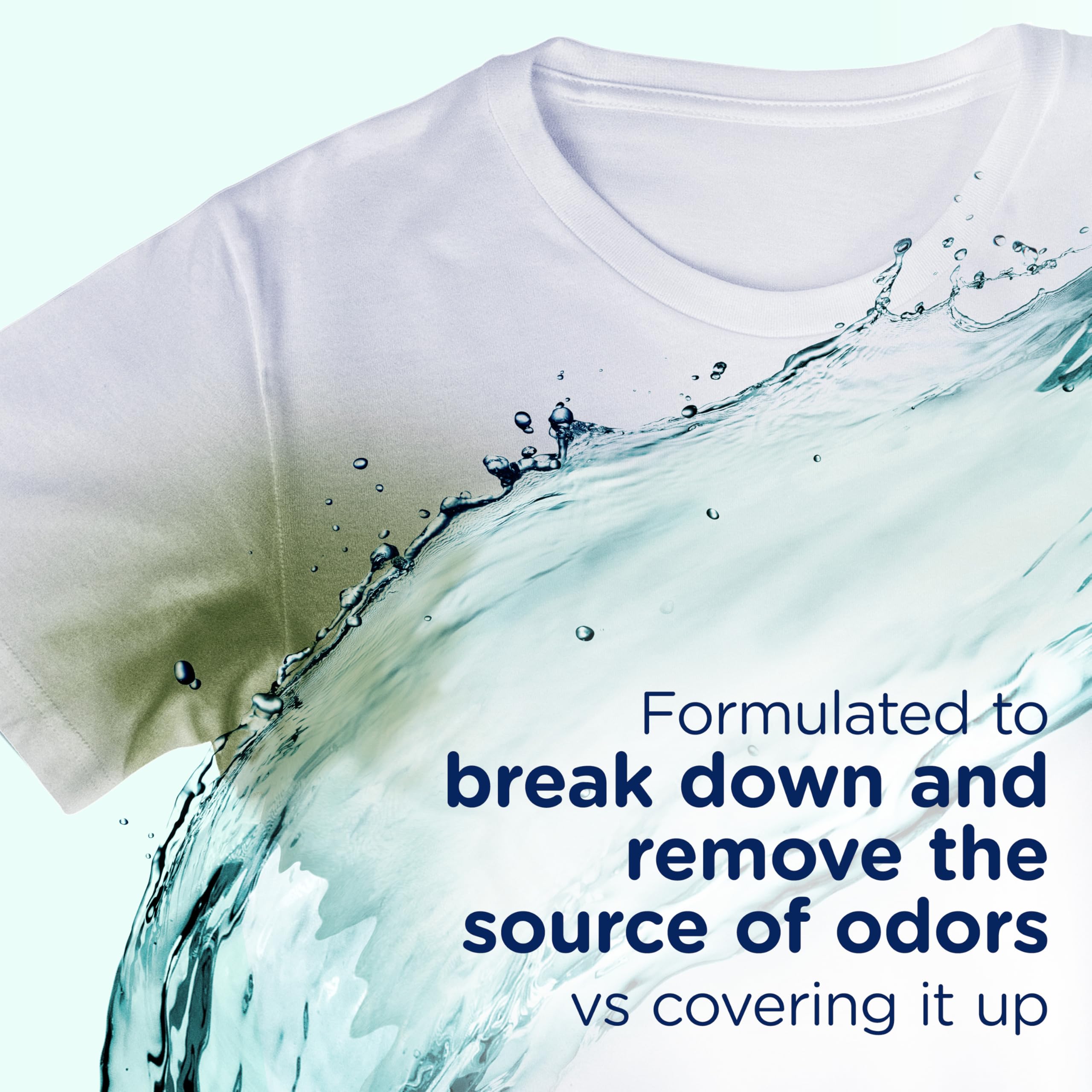 Downy Rinse odor-elimination action highlights deep freshness