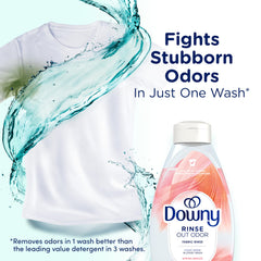 Downy Rinse being poured into the dispenser for easy in-wash use