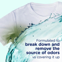Close-up of towels after Downy Rinse shows refreshed texture and softness.