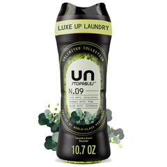 Downy Unstopables No. 09 bottle front with lasting fragrance for fabrics.