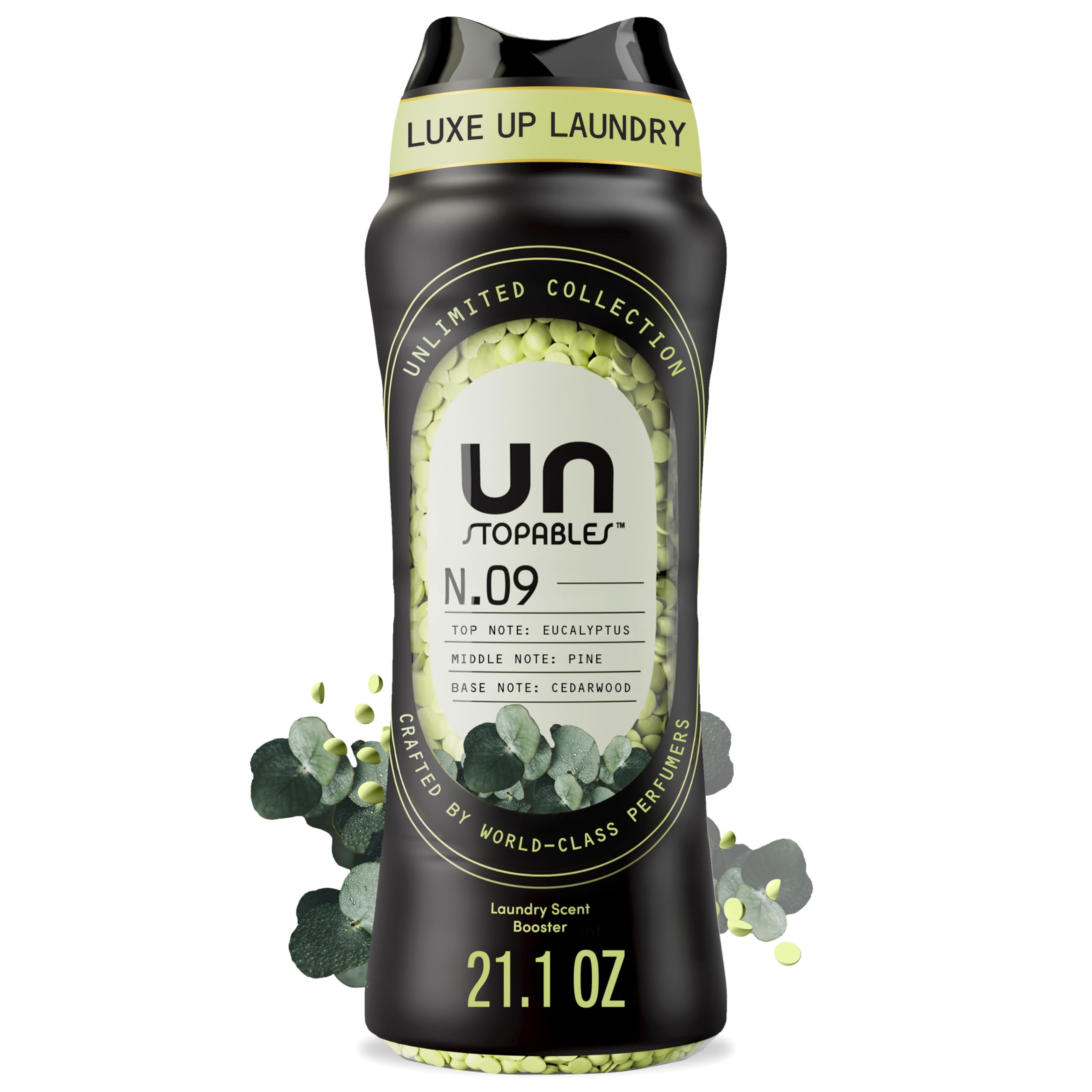 Downy Unstopables Unlimited No. 09 bottle pour for long-lasting fabric freshness