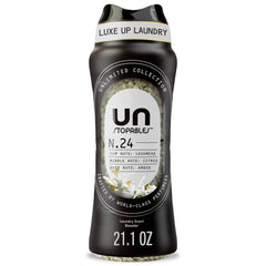 Downy Unstopables No.24 bottle indicating long-lasting laundry freshness