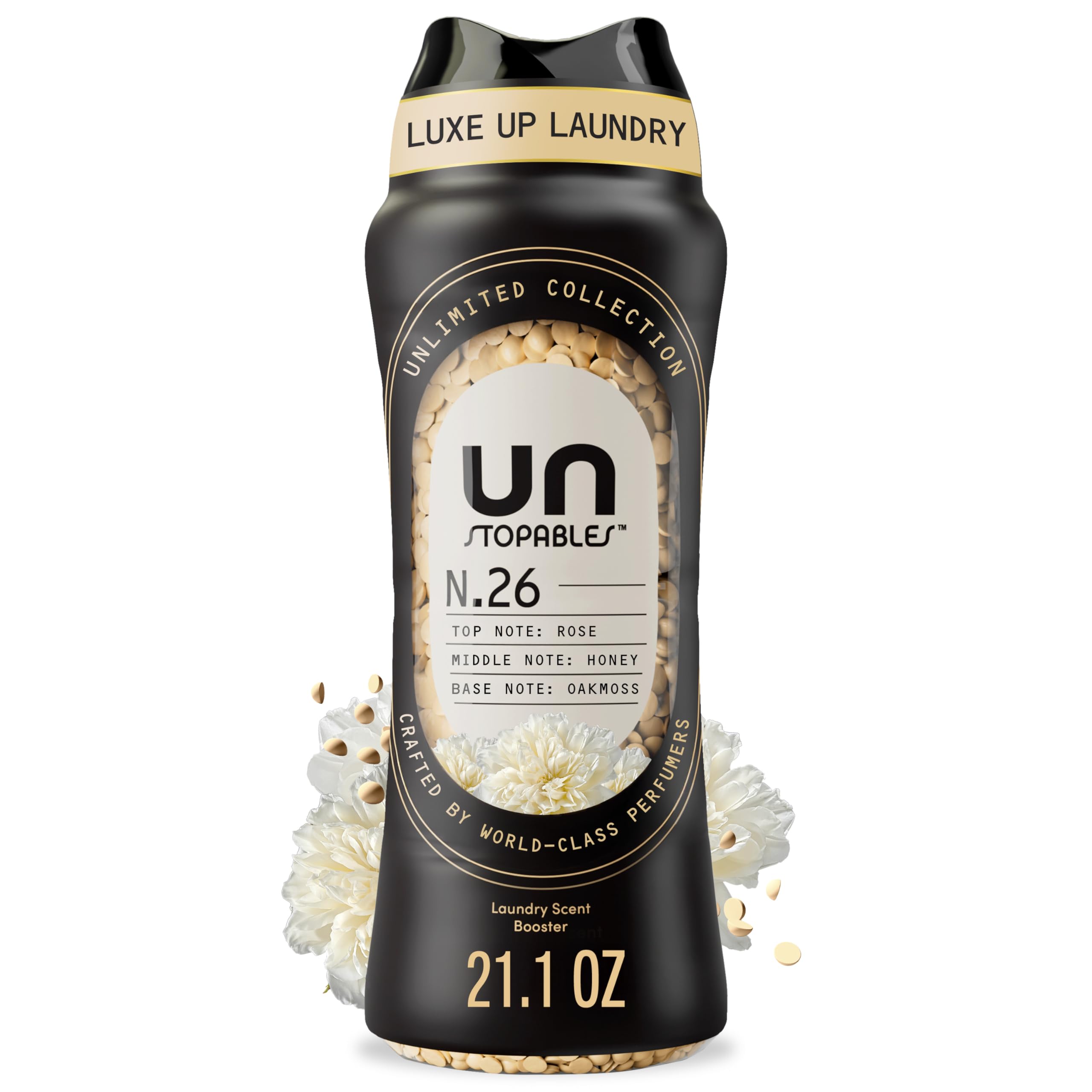 Downy Unstopables Unlimited No.26 bottle front—long-lasting laundry fragrance boost