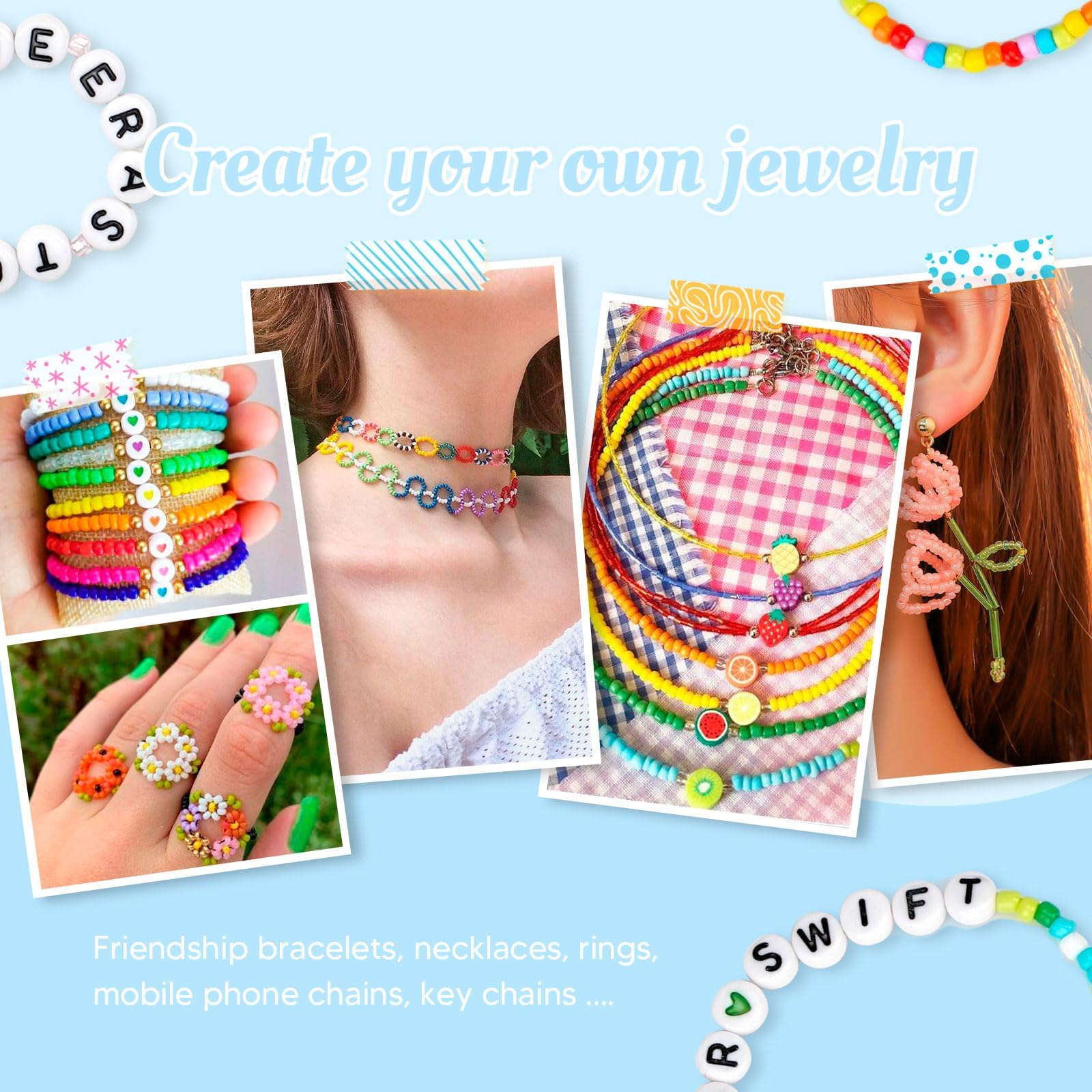 Dowsabel gift-ready bracelet kit ideal for creative activities and celebrations