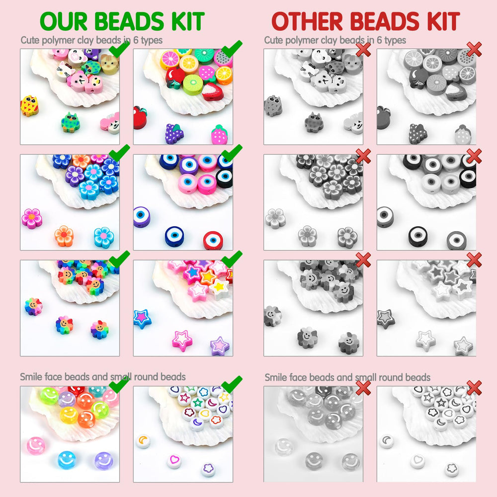 Dowsabel letter beads and smile beads for personalized jewelry accents.