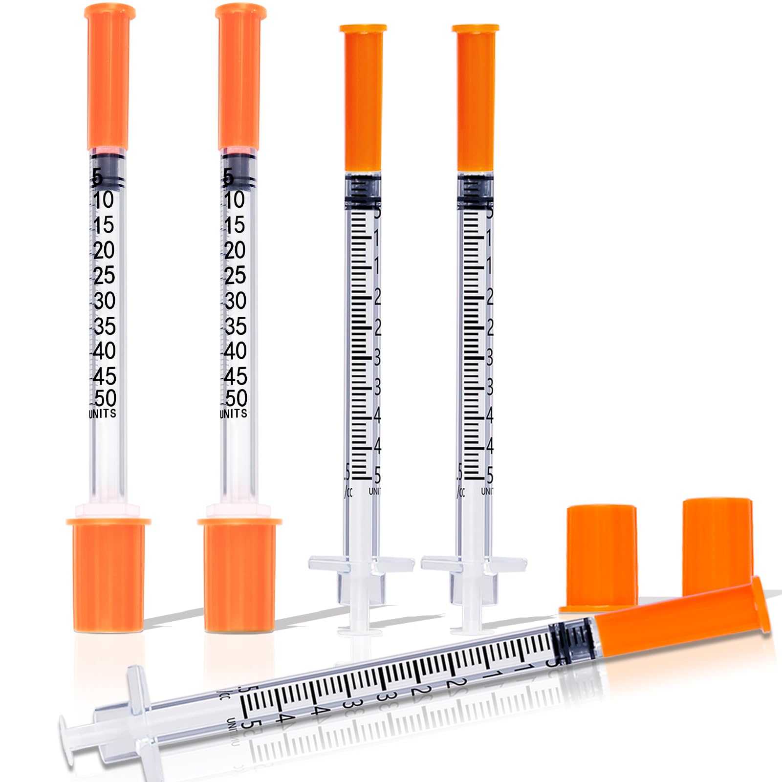 DPEI XUAN 0.5ml syringe clear barrel for precise dosing in labs.