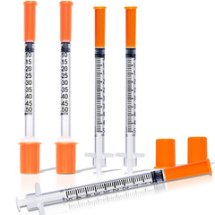 DPEI XUAN 0.5ml syringe clear barrel for precise dosing in labs.