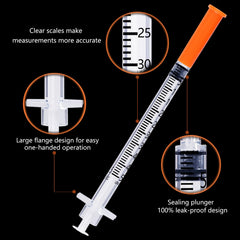 DPEI XUAN 0.5ml syringe individually wrapped in blister pack for safe handling.