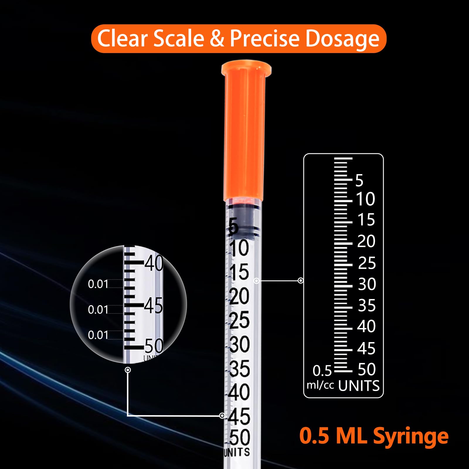 DPEI XUAN syringe leak-proof plunger ensures secure withdrawals.