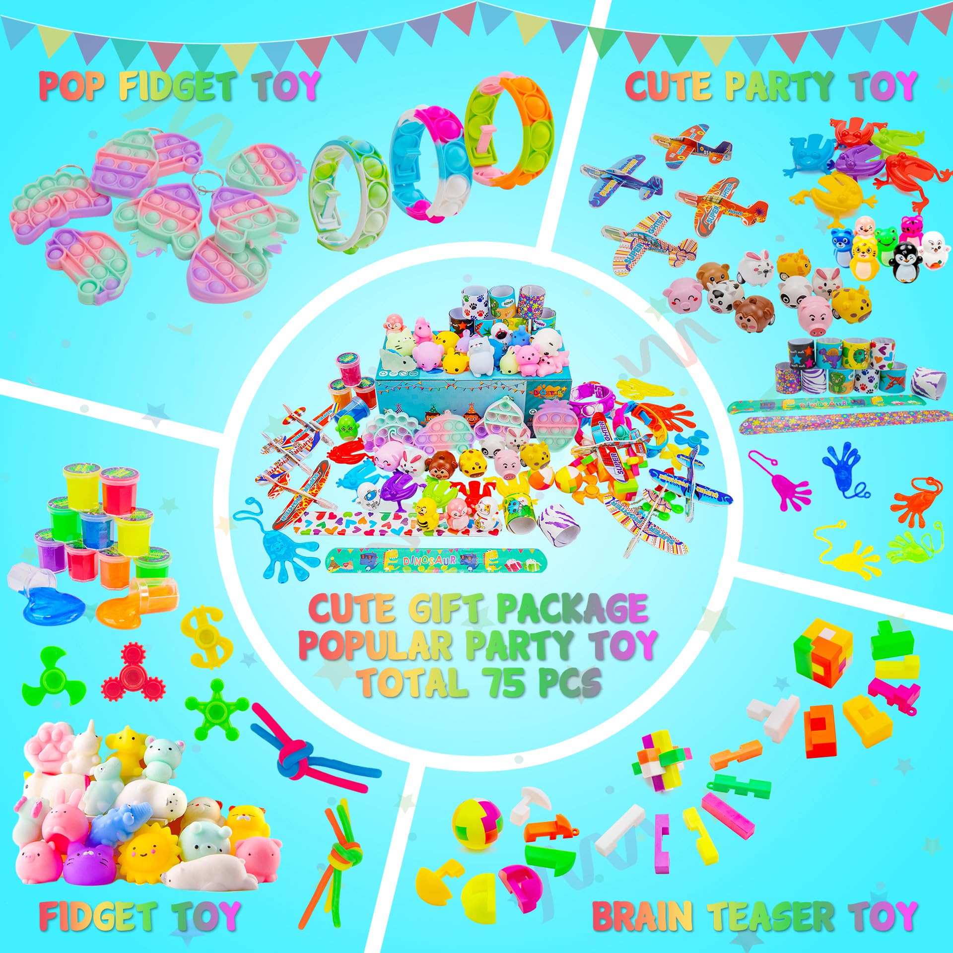 DQstar novelty gyro fingers provide vibrant tactile fun for kids