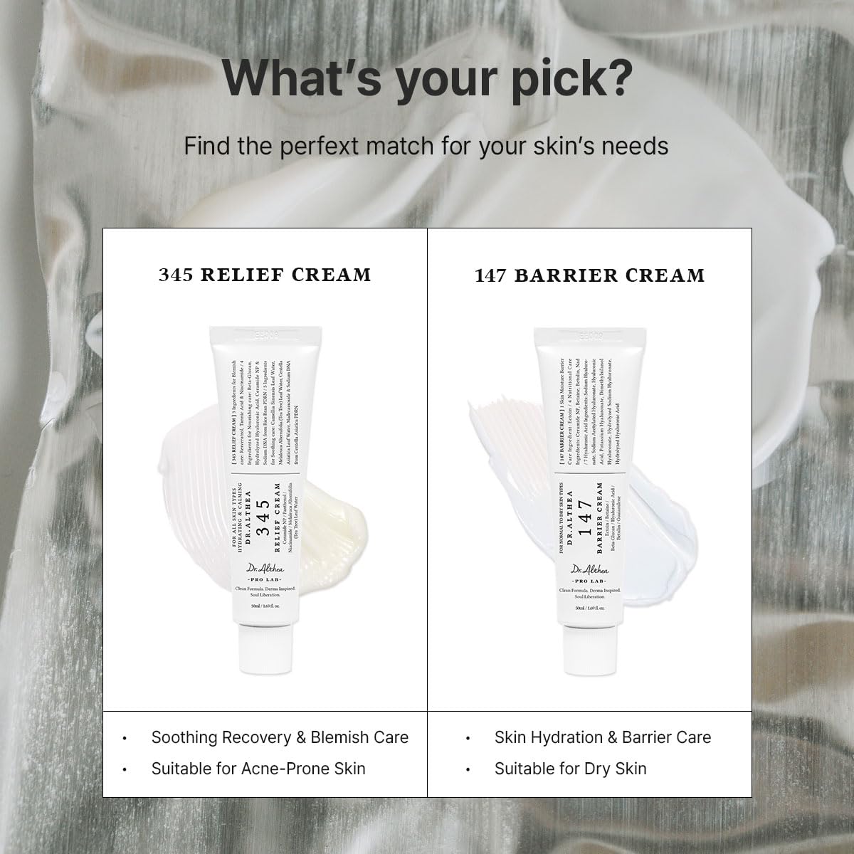 Dr.Althea 147 Barrier Cream suitable for all skin types.