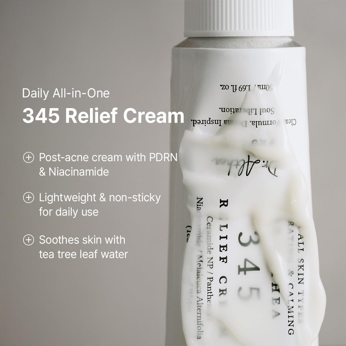 Dr.Althea 345 Relief Cream packaging box on a clean vanity.