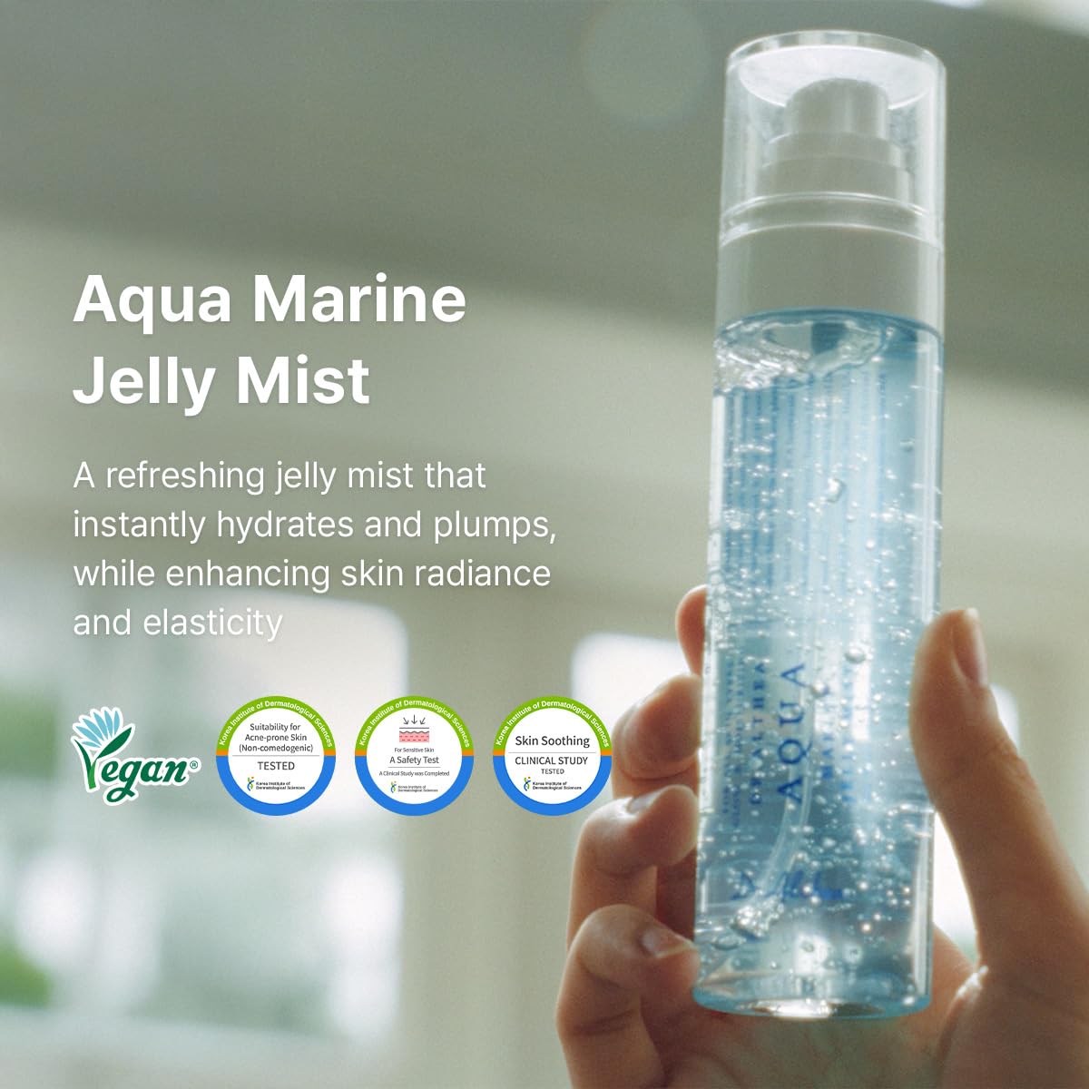 Dr.Althea Aqua Marine Jelly Mist fine spray for instant hydration and glow