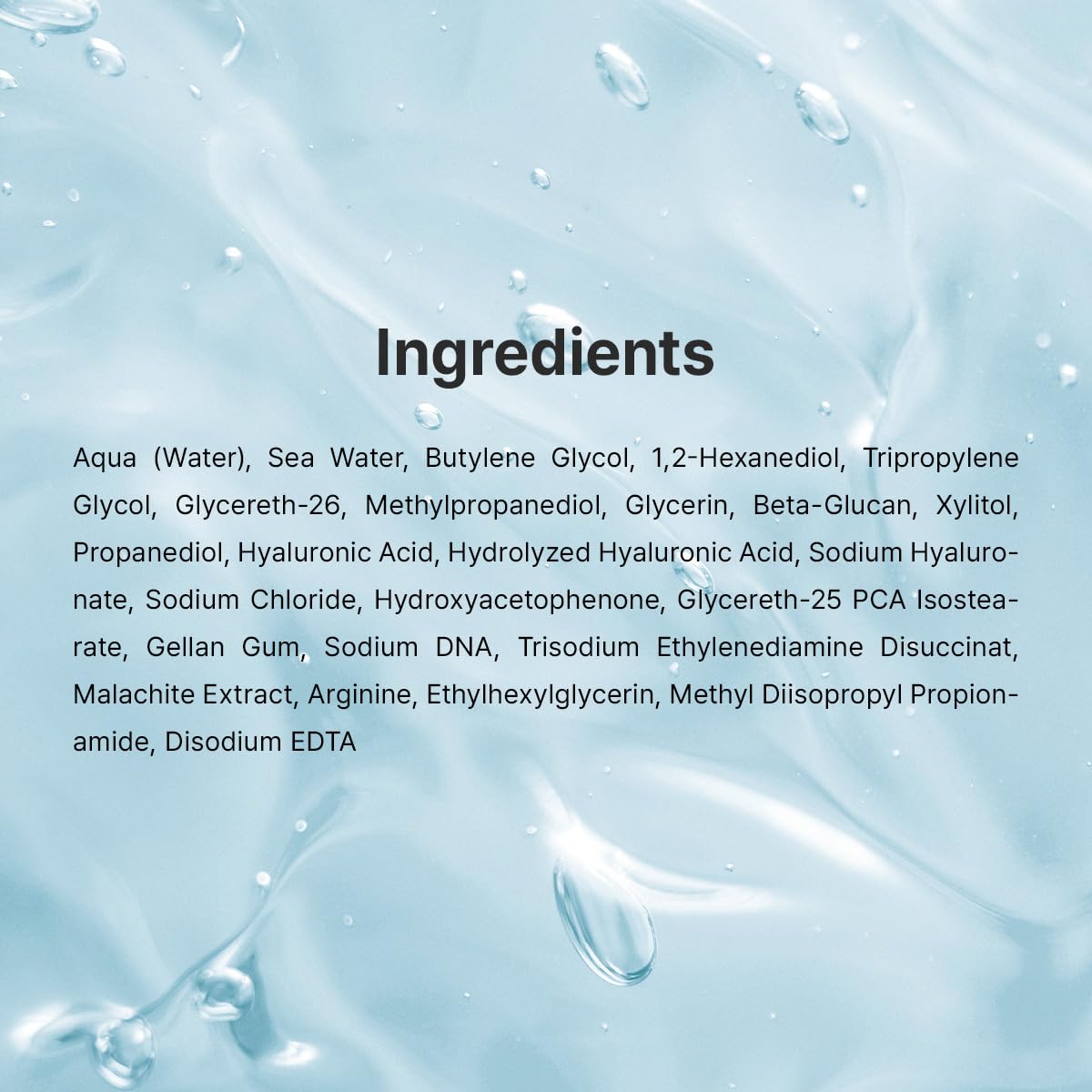 Dr.Althea Aqua Marine Jelly Mist dermatologically tested for sensitive skin