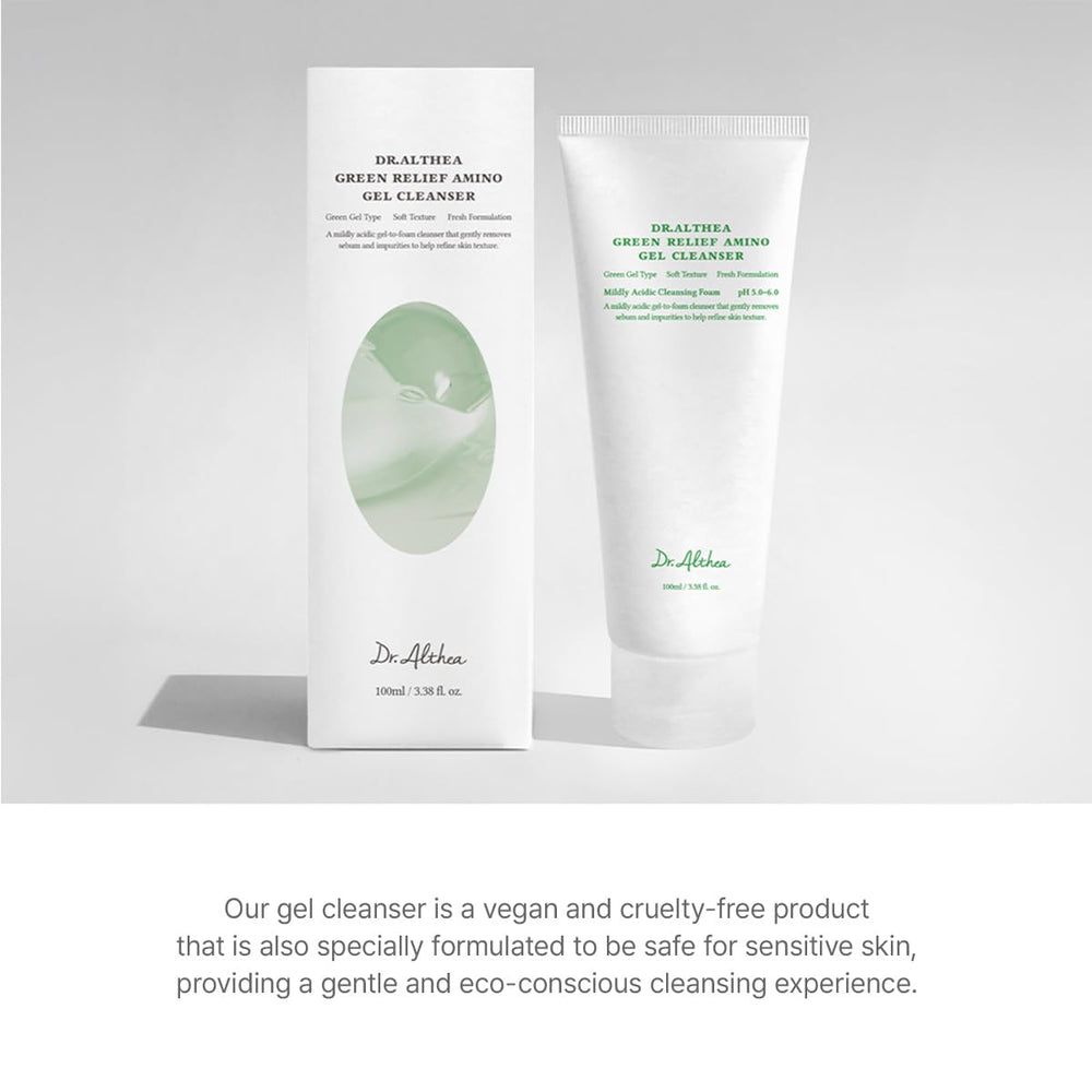Makeup removal and hydration in one step with Dr.Althea cleanser