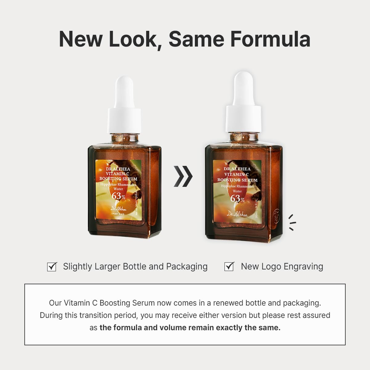 Lightweight formula of Dr.Althea serum delivering hydration without stickiness.