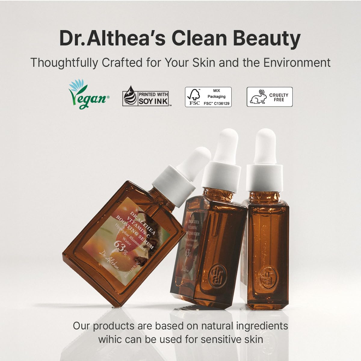Dr.Althea Niacinamide benefits for refined pores and smoother texture.
