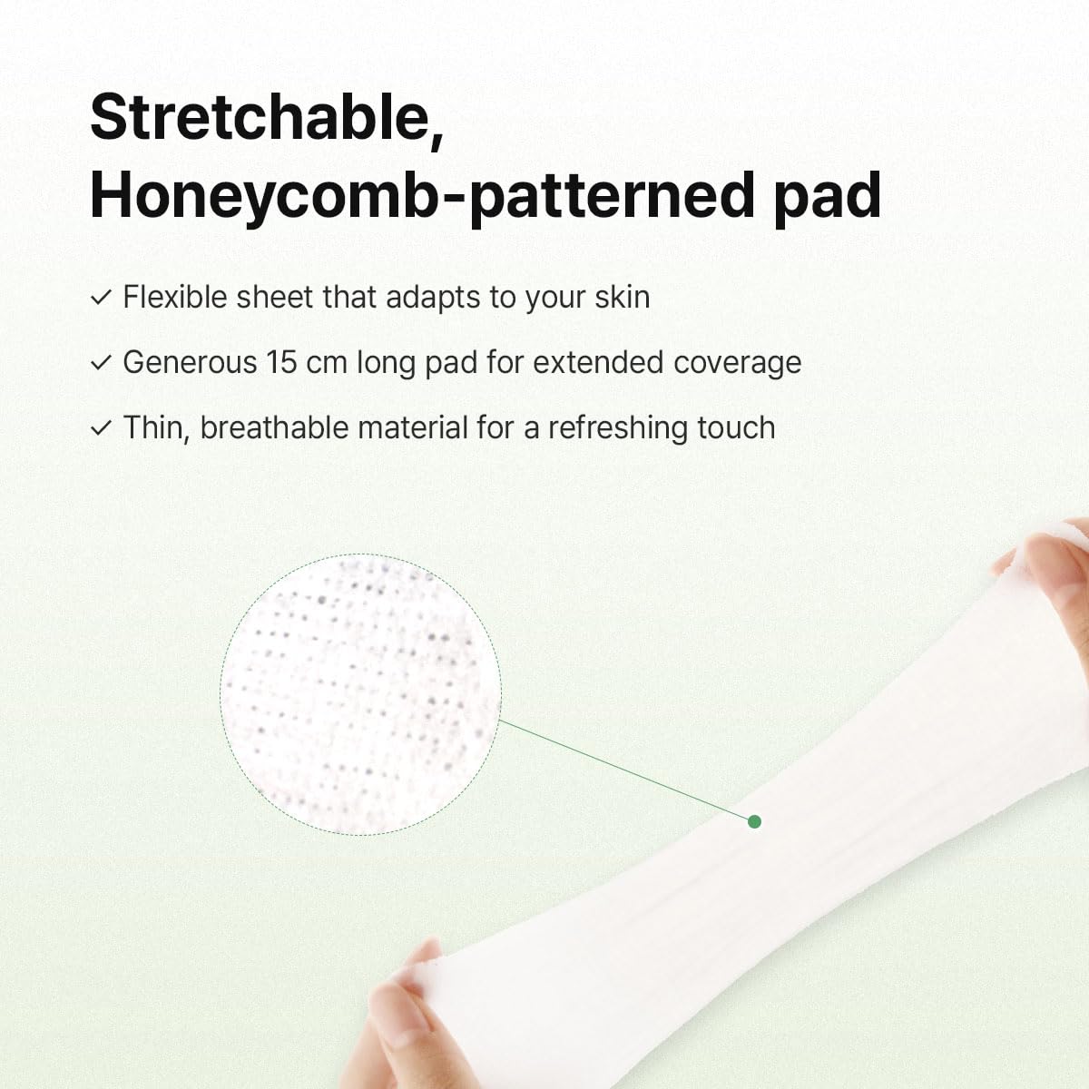 Dr.Althea StretchFit Calming Pad cica complex closeup suggests soothing calm