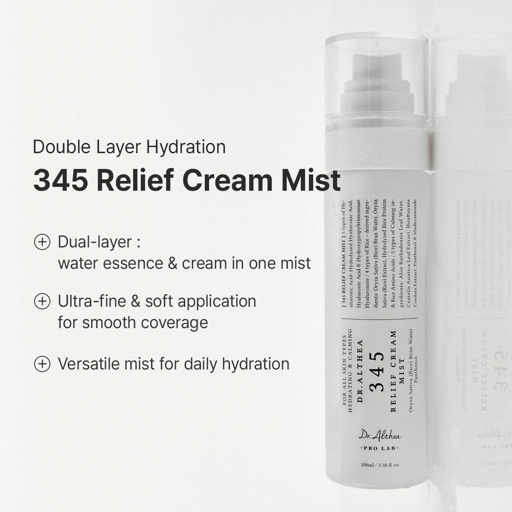 Dr.Althea 345 Relief Cream jar ready for daily routine.