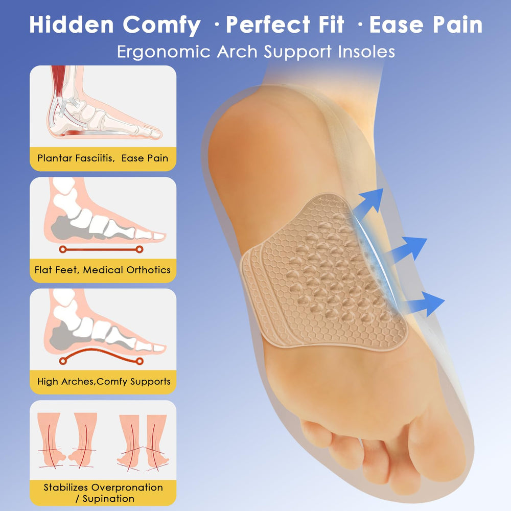 Dr. Archrevive adaptive arch medium height provides balanced arch lift for daily comfort.