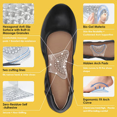 Dr. Archrevive butterfly contour aligns with foot structure to ease fascia strain.