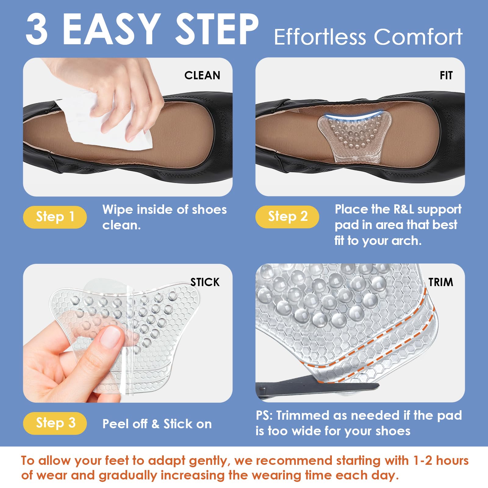 Dr. Archrevive hexagonal anti-slip surface keeps inserts securely in place.