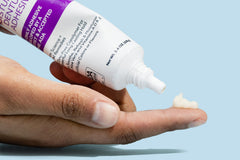 Natural taste application by Dr. B Adhesadent for comfortable wear.