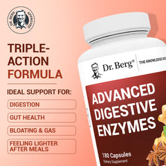 Dr. Berg Advanced Digestive Enzymes ACV blend bottle