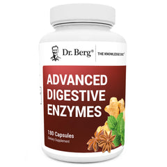 Dr. Berg Advanced Digestive Enzymes bottle with meals-capable capsules
