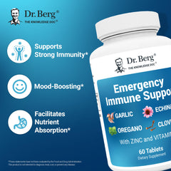 Garlic and oregano ingredients in the Dr. Berg blend.