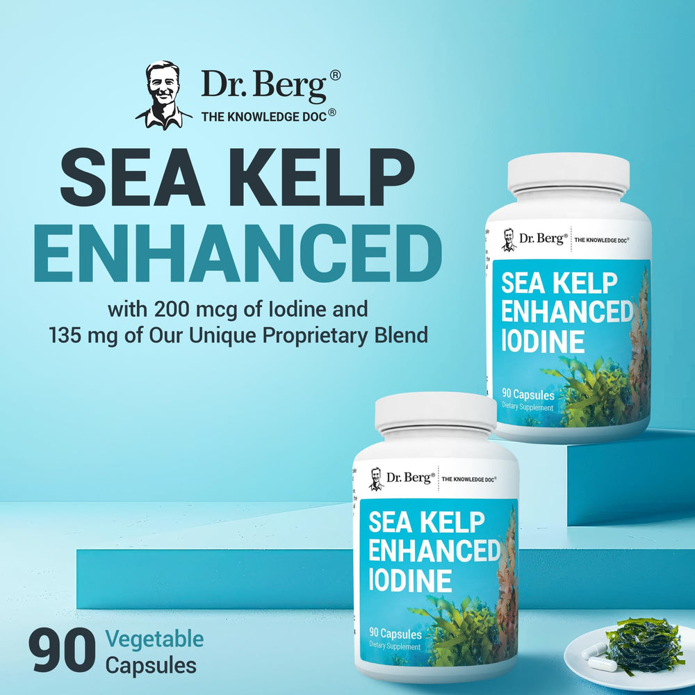 Dr. Berg Icelandic underwater forest imagery promotes clean, ocean-sourced nutrition.
