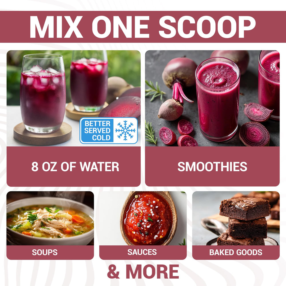 Dr. Berg Nutritionals beet powder in a daily routine supporting energy and focus.