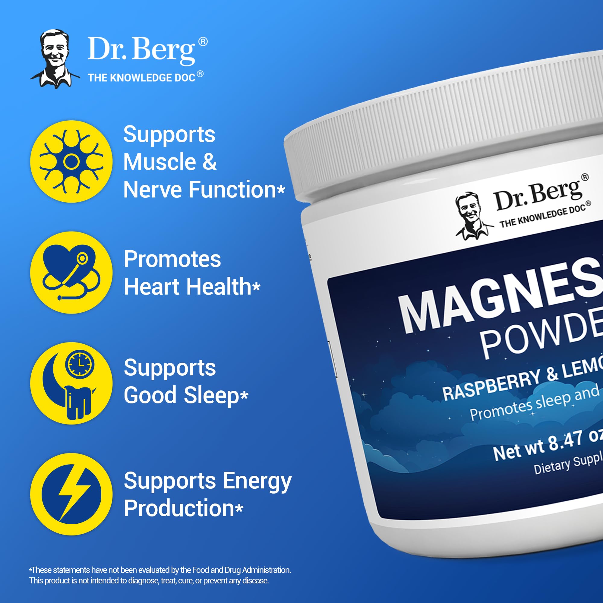 Magnesium glycinate powder dissolving in hot water for bedtime sip.
