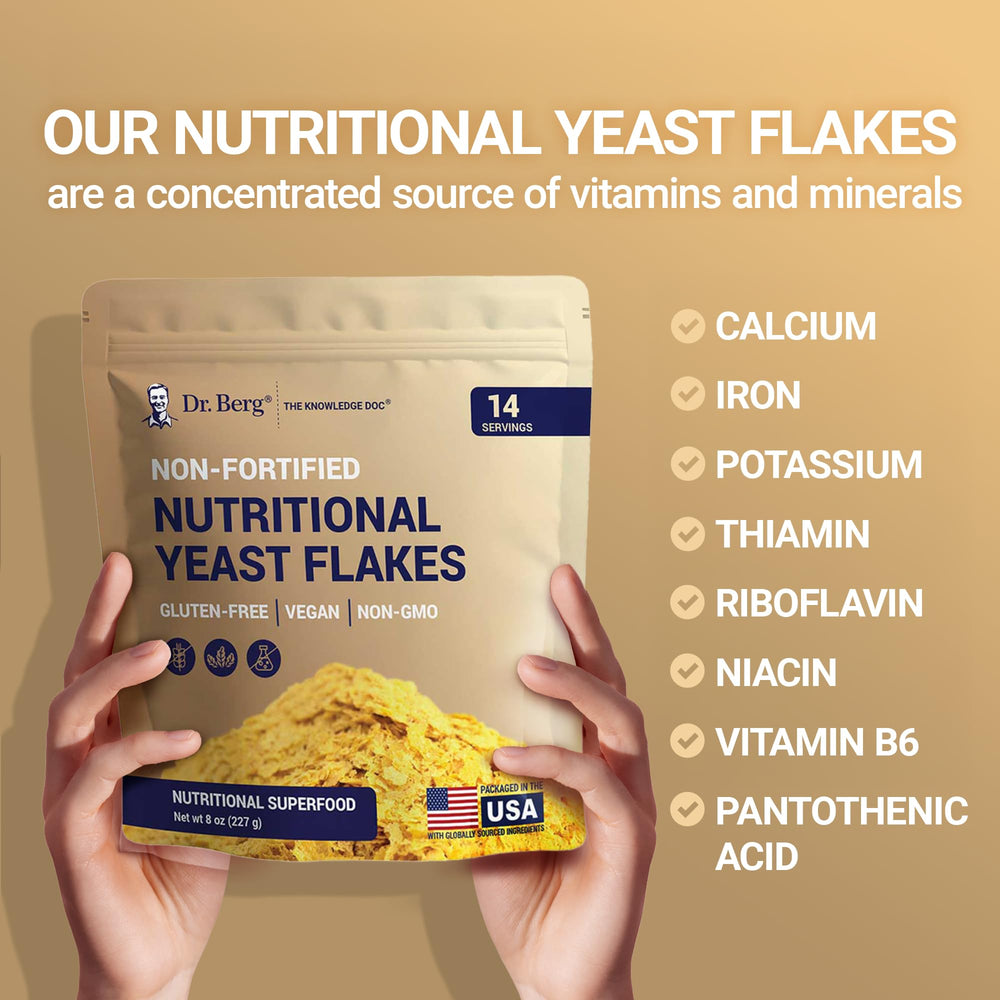 Yeast flakes on eggs by Dr. Berg add depth without dairy.